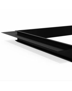 Roval Dakrand Binnenhoek 60 x 64 mm RAL 9005