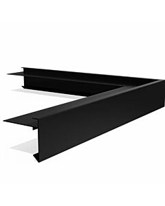 Roval Dakrand Buitenhoek 60 x 64 mm RAL 9005