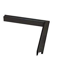 Roval-Solotrim Dakrand Binnenhoek 60 x 55 mm RAL 9005