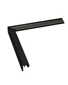 Roval-Solotrim Dakrand Buitenhoek 60 x 55 mm RAL 9005