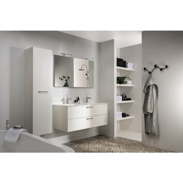 Badkamermeubel set model 2 wit 1200mm