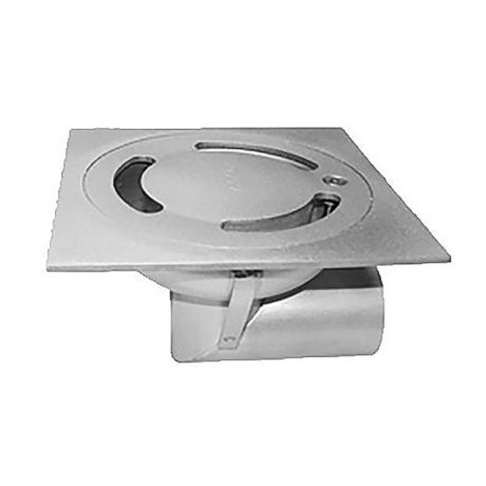 ACO EKO vloerafvoerput horizontaal inox mat