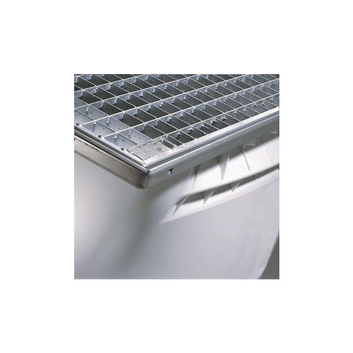 Tilmar T176 RVS Afwerkprofiel kelderlichtschacht 80/40