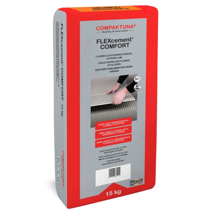 Flexcement Comfort grijs C2TE S1 15kg