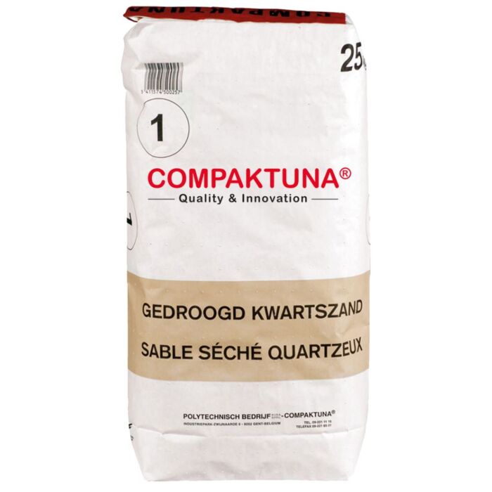 Gedroogd kwartszand Wit M32 25kg
