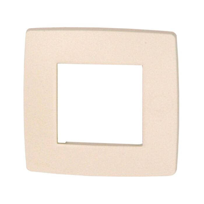 Enkelvoudige afdekplaat Cream