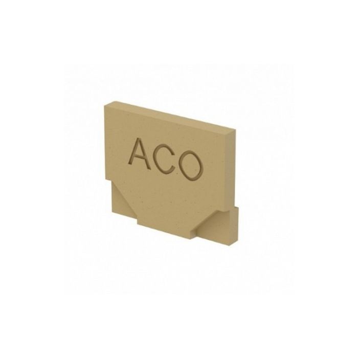 eindplaat ACO euroline afwatering