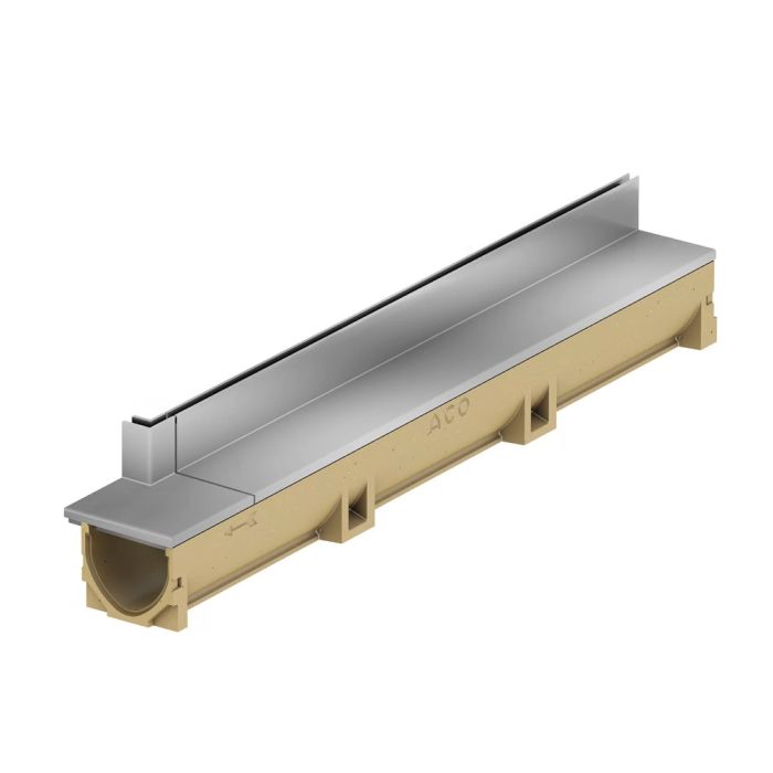 ACO Euroline 100 discreet 65 met korte hoek