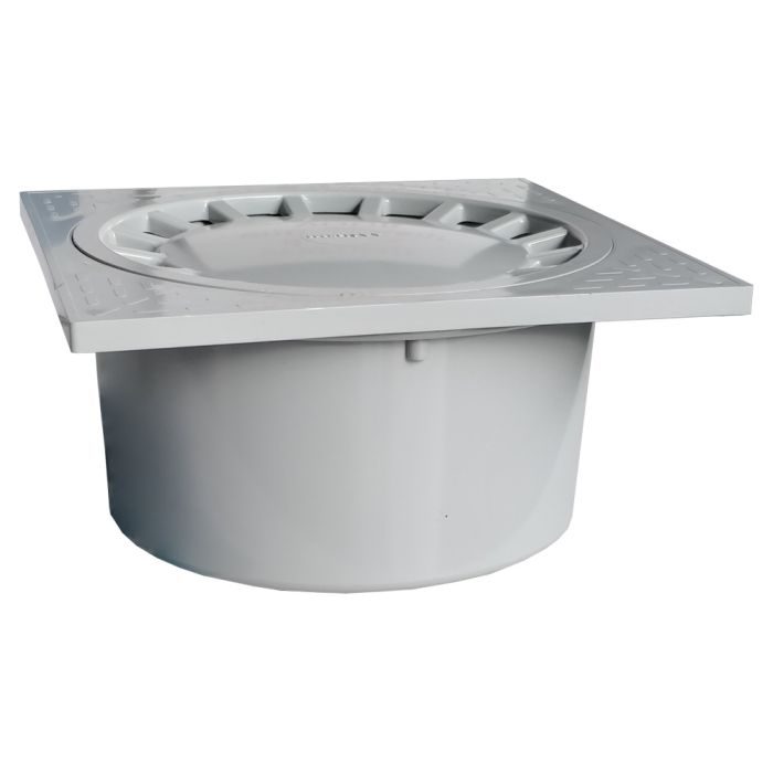 PVC Klokput 20x20 grijs