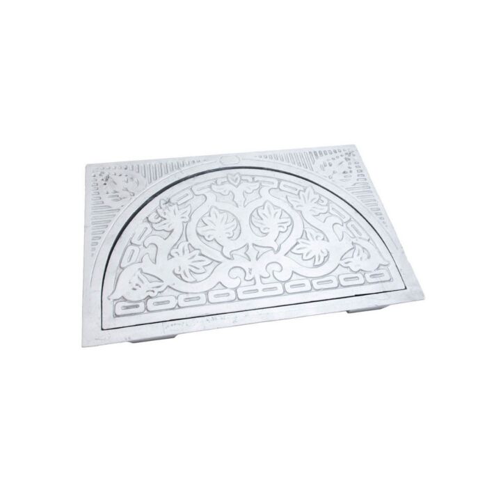 Aluminium kelderdeksel halve maan 50 x 30 cm [GESLOTEN]
