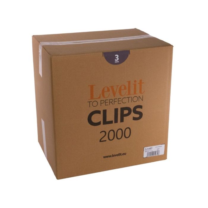 Levelit clips 2000 st 3 mm