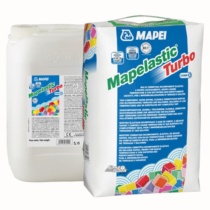 Mapei mapelastic turbo cementmortel