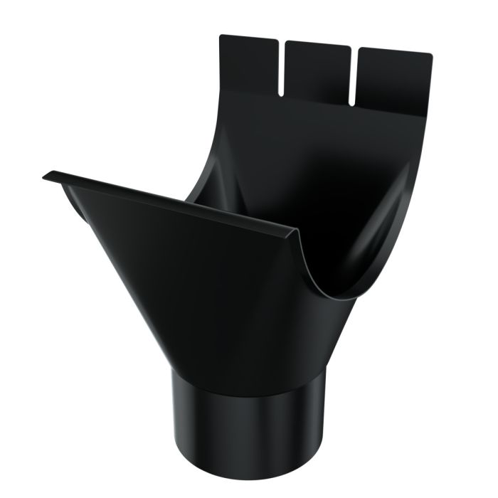 Metigla Dakgoot #8 Gootsluitstuk - Ø125/88 mm [RAL 9005]