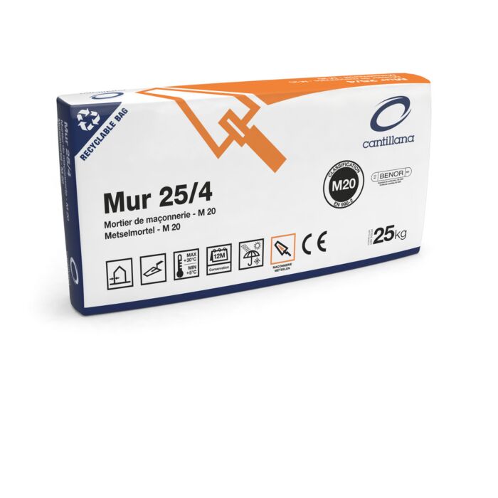 Cantillana Mur 25/4 Metselmortel 25 kg [M20]