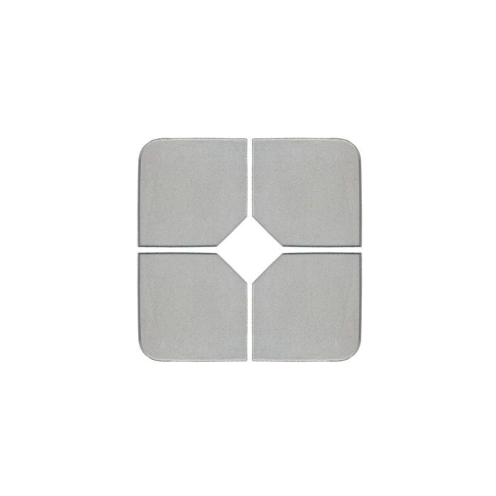 Parasolvoet Beton Grijs 46 x 46 x 6 cm 