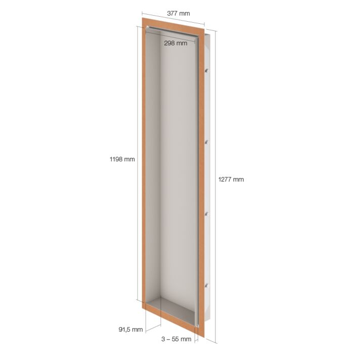 Schlüter DESIGN-NICHE DN2 Inbouwnis 1198 x 298 x 91,5 mm