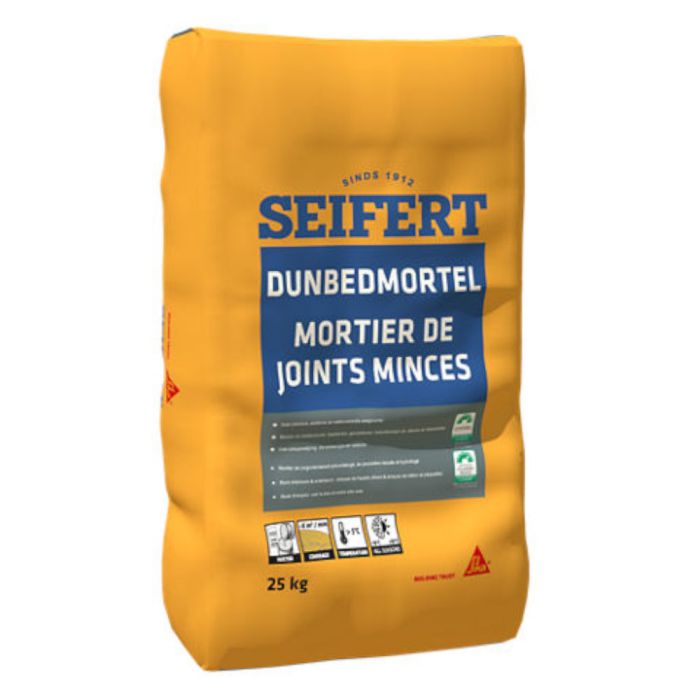 Sika Seifert Dunbedmortel standaard kleuren
