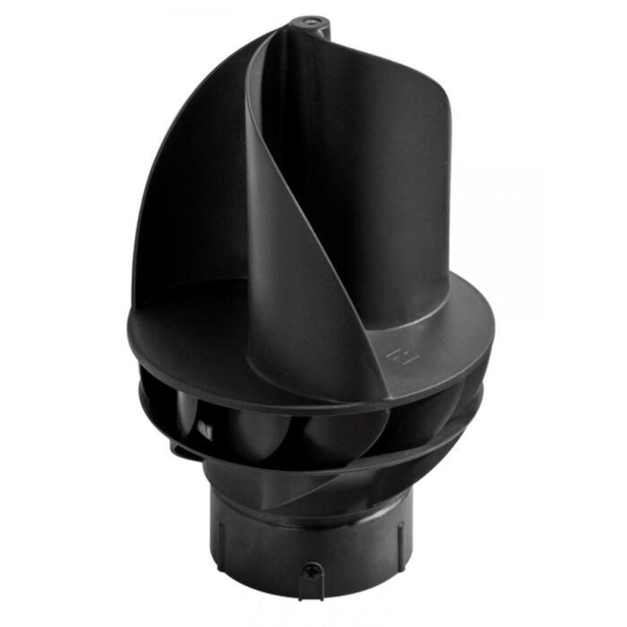 Tilmar Silairo windgedreven ventilator zwart