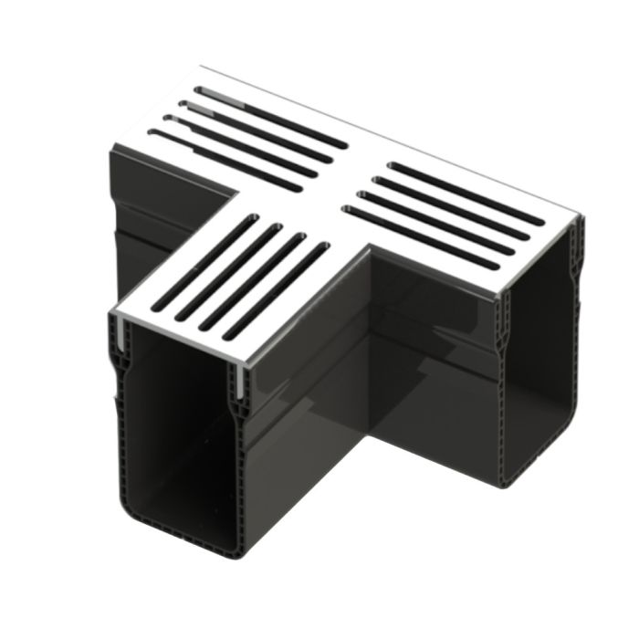 Stardrain aluminium T-stuk