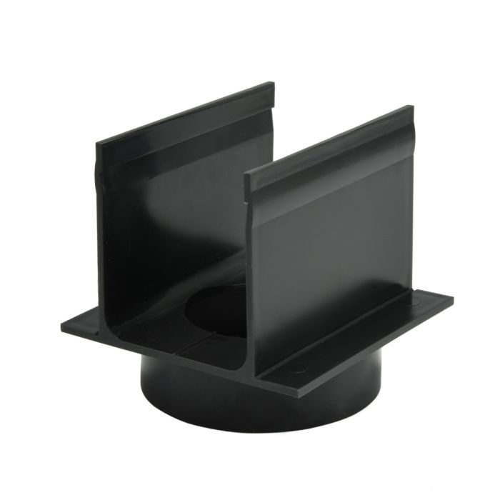 Stardrain verbindingsstuk met verticale uitloop Ø80