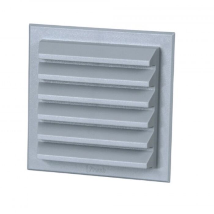 Tilmar Fresh ABS-buitenmuurrooster grijs