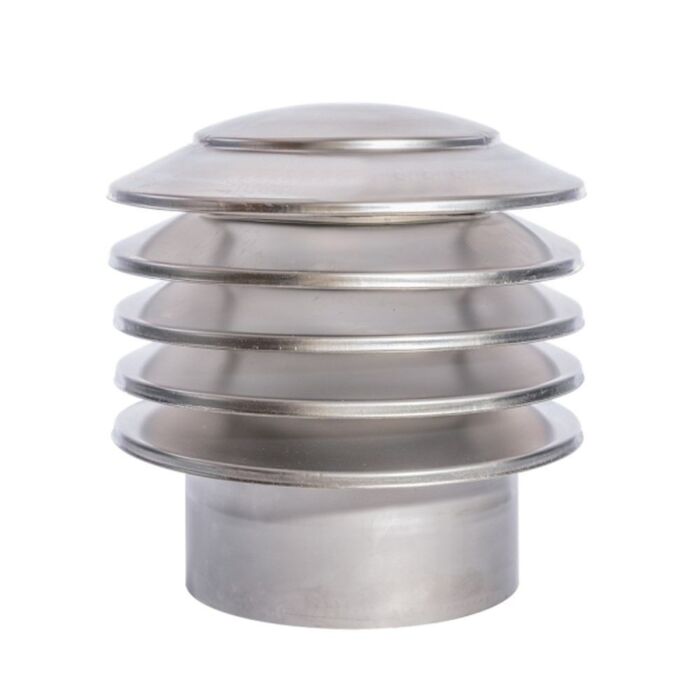 Tilmar TilVent RVS Ventilatieschacht losse kap