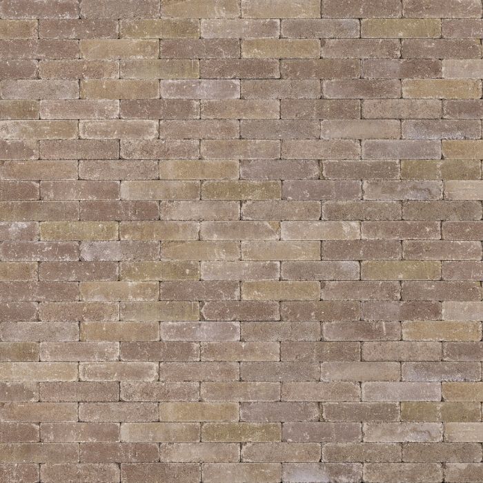 Betonklinker Tumbelton Extra Inca bontkleur 