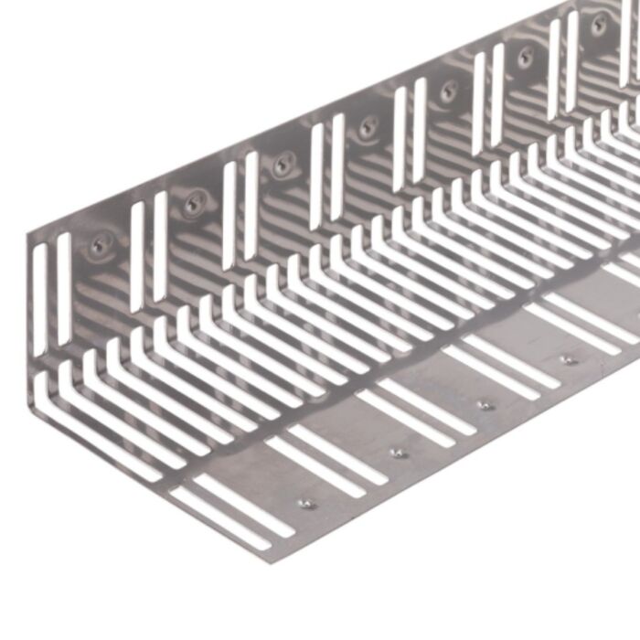 Ventistrip RVS ventilatieprofiel 30 x 50 mm