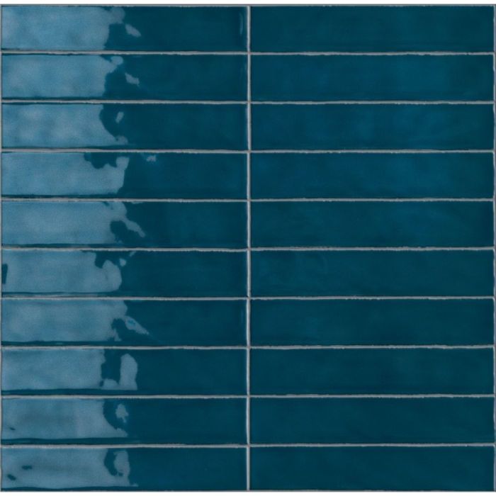 donkerblauwe wandtegeltjes