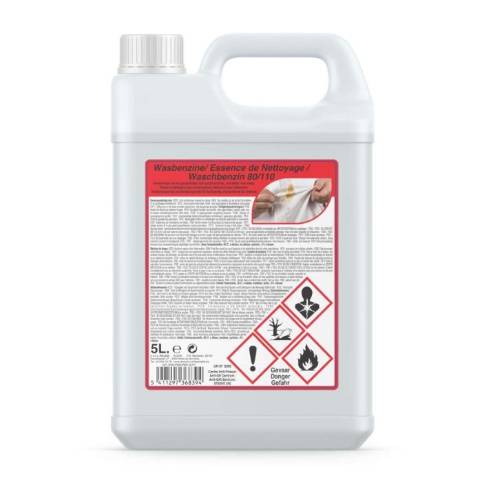 Benzine 80/110 (Wasbenzine) 5 L