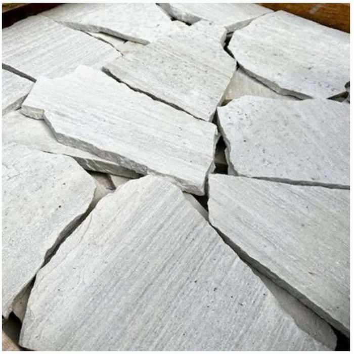 Flagstones White 8 - 12 st per m²