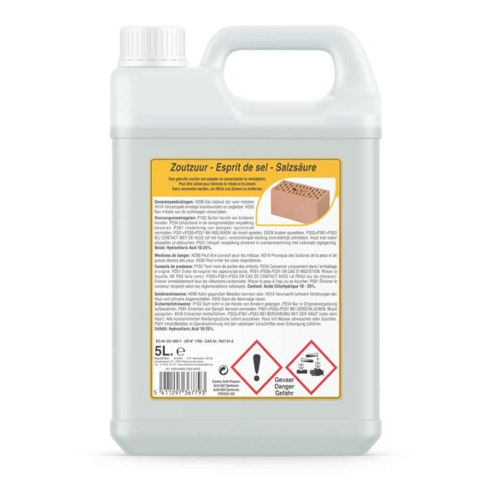 Zoutzuur 5 L