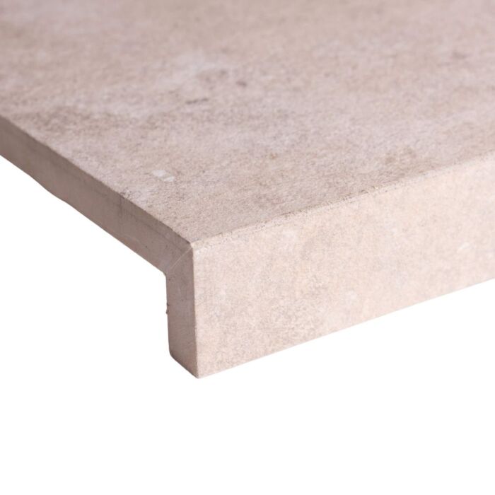 Keramisch zwembadboord met lip