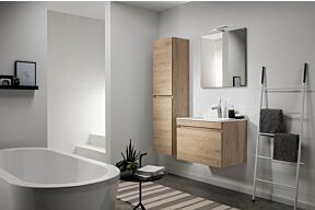 Badkamermeubel set model 1 lichte eik 700mm