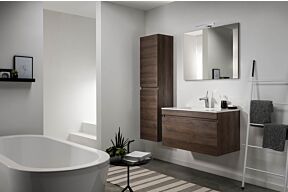 Badkamermeubel set model 1 donker eik 900mm