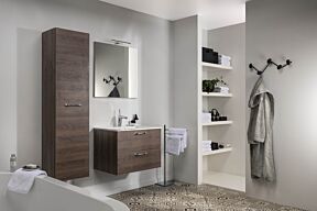 Badkamermeubel set model 2 donker eik 900mm