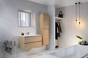 Badkamermeubel set model 02+ lichte eik 900mm