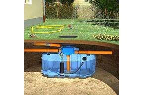 Slim Rain regenwater recuperatiepakket tuin + Easy Rain 1500