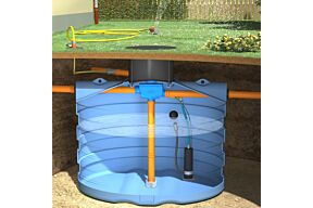 Slim Rain regenwater recuperatiepakket tuin + DS 5000l