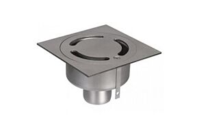 ACO EKO vloerafvoerput inox mat