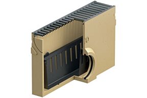 ACO Euroline 100 Zandvanger antraciet rooster