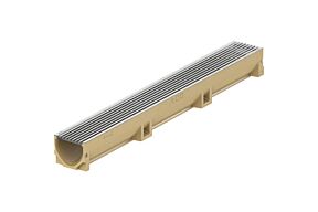 ACO Euroline 100 Inox Lengtestaafrooster 407397