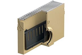 ACO Euroline 100 Zandvanger natural grey rooster