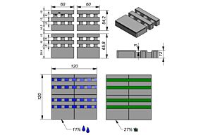 Stone & Style Aviena Square 120 x 120 cm per m²