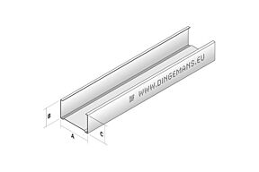 metal stud c profiel verticaal