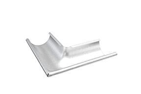 Metigla Dakgoot #9 Buitenhoek 90° - Ø125/88 mm [Alu Zinc] 