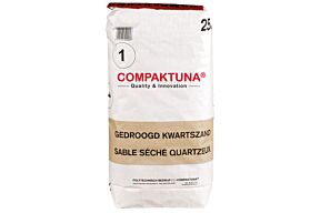 Gedroogd kwartszand Wit M32 25kg