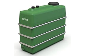 Opslagtank met staalbanden 2000L bovengronds