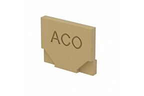 eindplaat ACO euroline afwatering