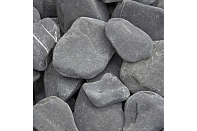 Flat pebbles black 30-60